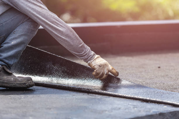 Professional Waterproofing technician working in Acworth, GA